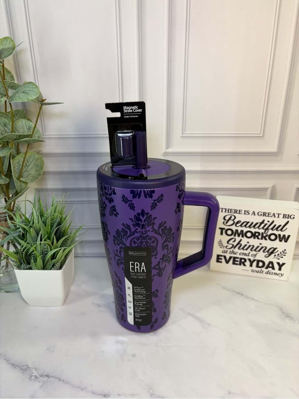 Brumate Violet Veil Era 30oz + Single Violet Veil Straw Cover BNWT
